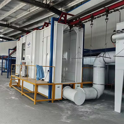 Energieeffiziente automatische Pulverbeschichtungsmaschine