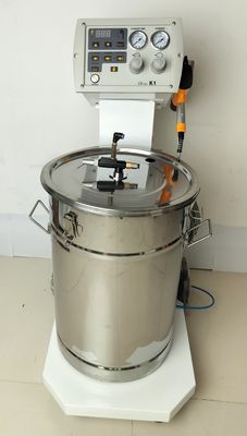 54*56*75 Manuelle Sprühpistole Vakuumabsorptionspulversprühmaschine mit Rädern