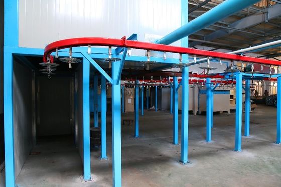 Anpassungsgeschwindigkeit Automatische Pulverbeschichtungsmaschine Hohe Produktivität