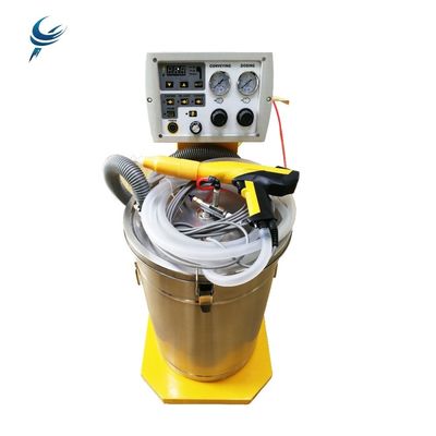 Anlage zur Herstellung von Pulverbeschichtungen mit automatischer Sprühpulverelektrospinnmaschine