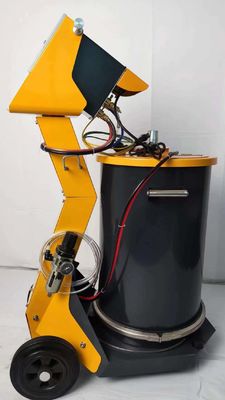 Leichte Beschichtung mit unserem Pulverbeschichtungssystem und elektrostatischer Pulverpistole
