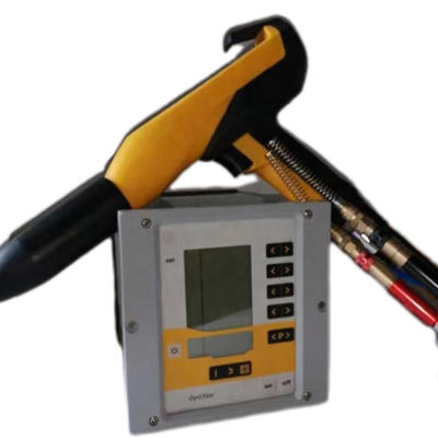 Metallbeschichtungsmaschine und Sprühsystem Gema OptiFlex 2 Pulverbeschichtungs-Sprühpistole mit Steuerungseinheit