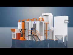 120 mm Isolationsdicke Stahlsubstrat Maßgeschneiderte Montagelinie Pulverbeschichtungsmaschine